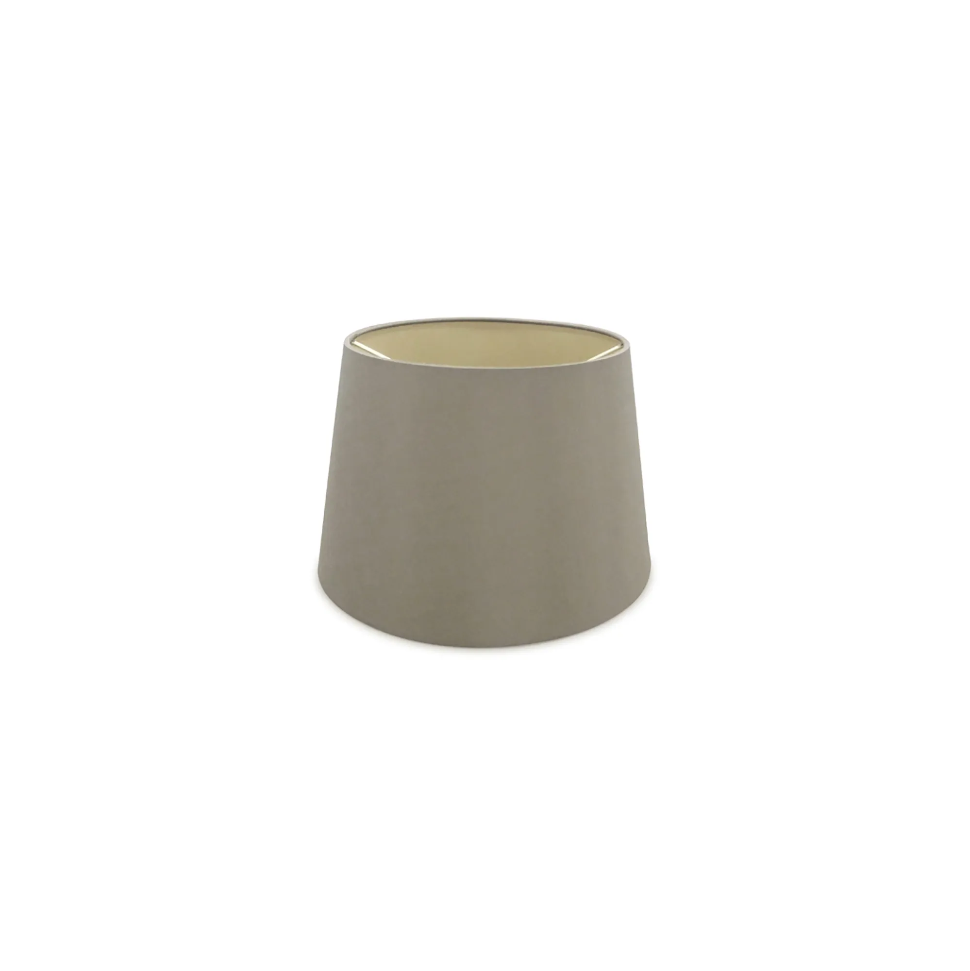 D0305  Sutton 30cm Dual Mount Fabric Shade Taupe, Halo Gold